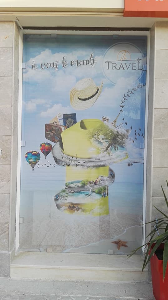 Habillage vitrine